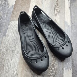 Crocs Kadee Slingback Flats Black Women's 7